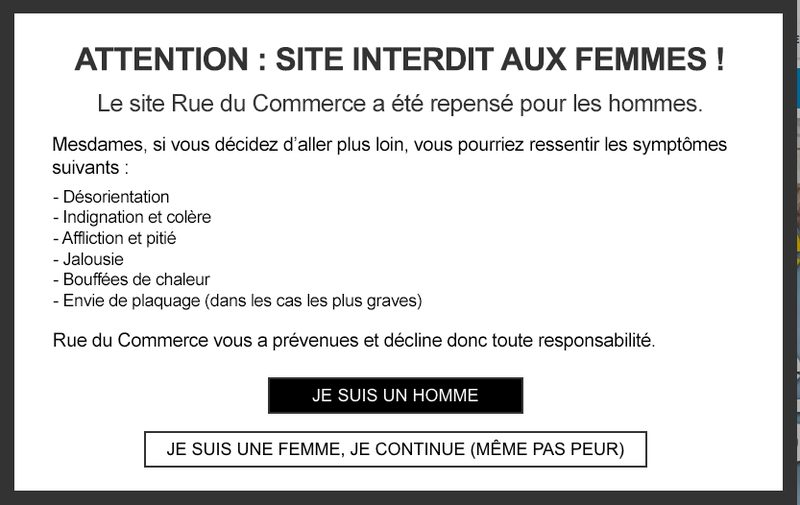 Rue du commerce ou la stratégie du bad buzz orchestré