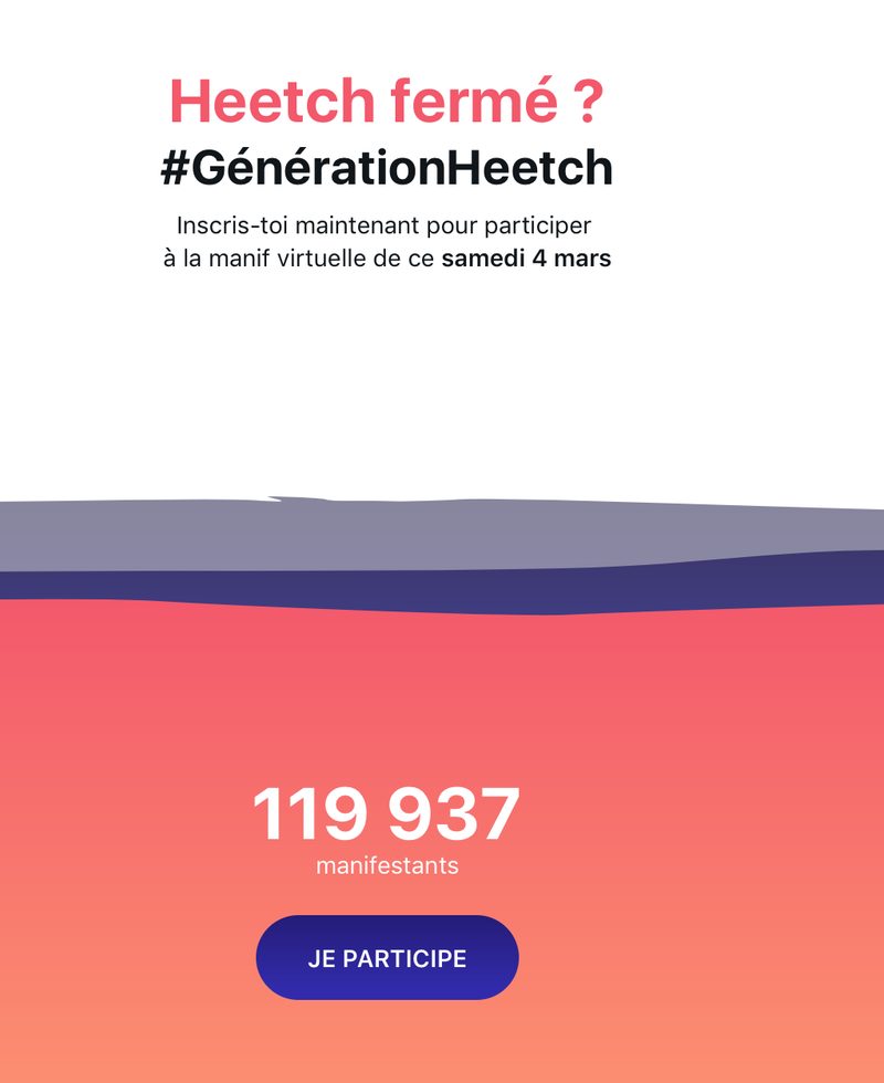 GénérationHeetch ou la difficulté de mobiliser, même avec du slacktivisme