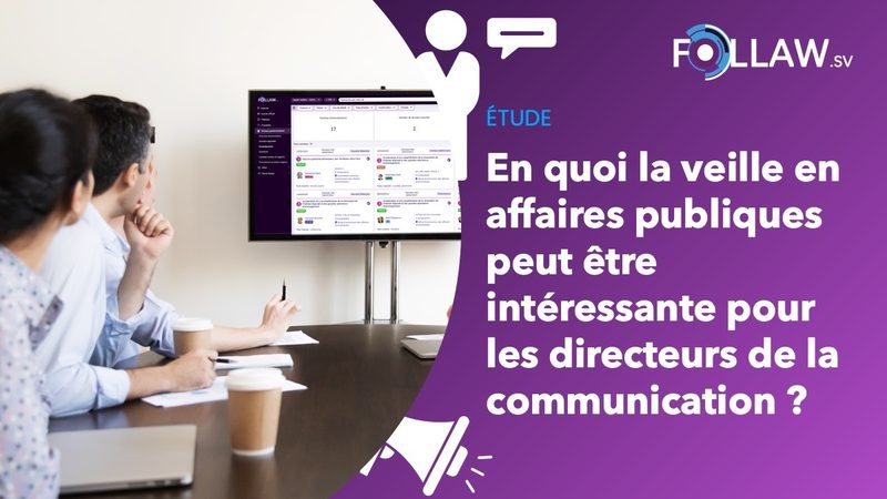 How can public affairs monitoring be of interest to communications directors?