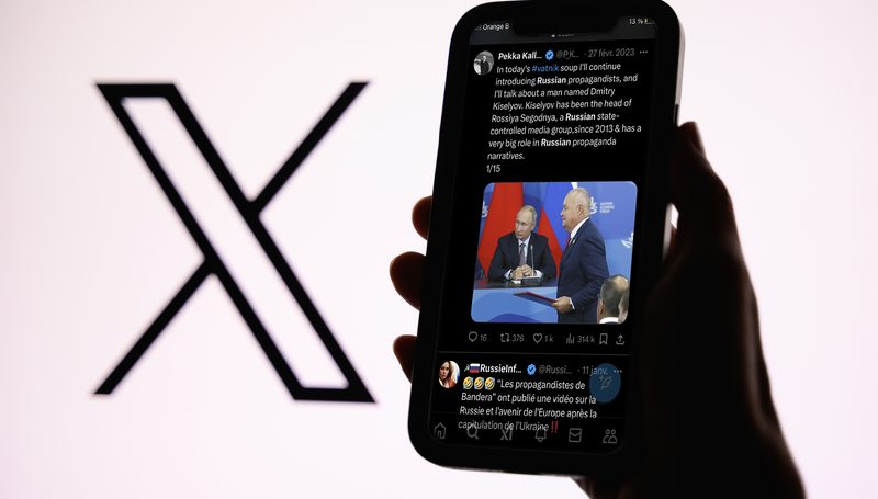 Russian propaganda: on every network or confined to X?